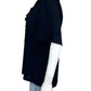 KARL LAGERFELD Navy Blue Blouse Size L