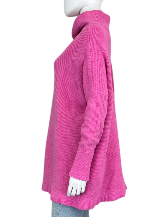 Free People Pink Mock NeckSweater Size M