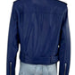 PISTOLA Electric Blue Vegan Leather Tracy Moto Jacket Size L