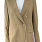 MARELLA Brown Angelo Double Breasted Blazer Size S