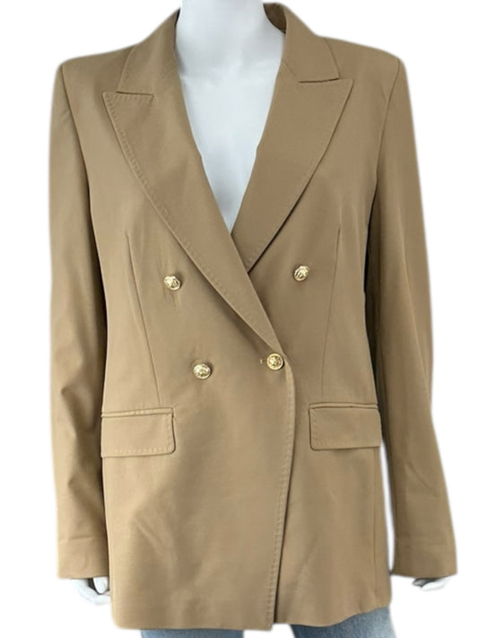 MARELLA Brown Angelo Double Breasted Blazer Size S