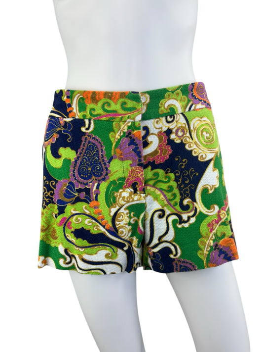 NWT TRINA TURK Multicolor Pattern Shorts Size 10