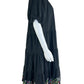 Johnny Was Black Embroidered Midi Dress Size L