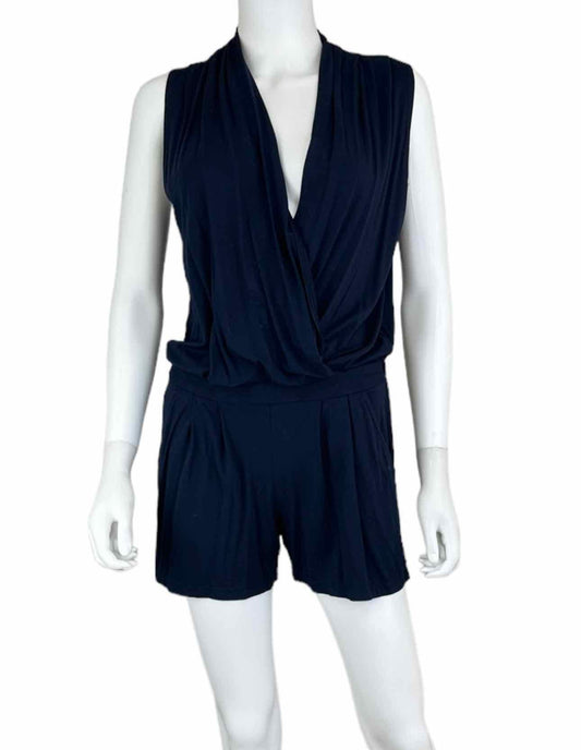 TRINA TURK Navy Knit Romper Size XS