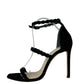 PAIGE Black Suede Scalloped Pumps Size 9