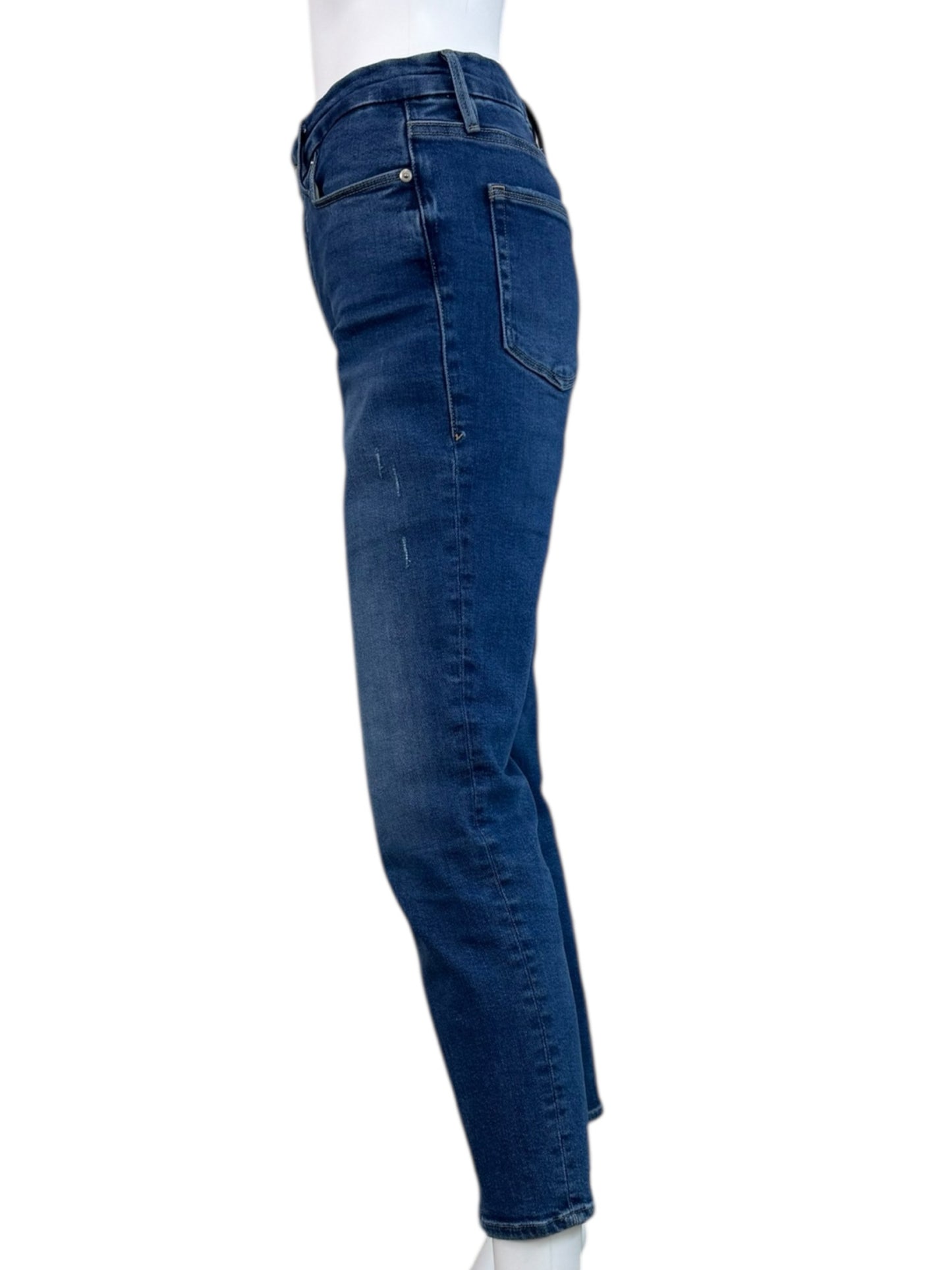 GOOD AMERICAN Blue Straight Leg Jeans Size 6