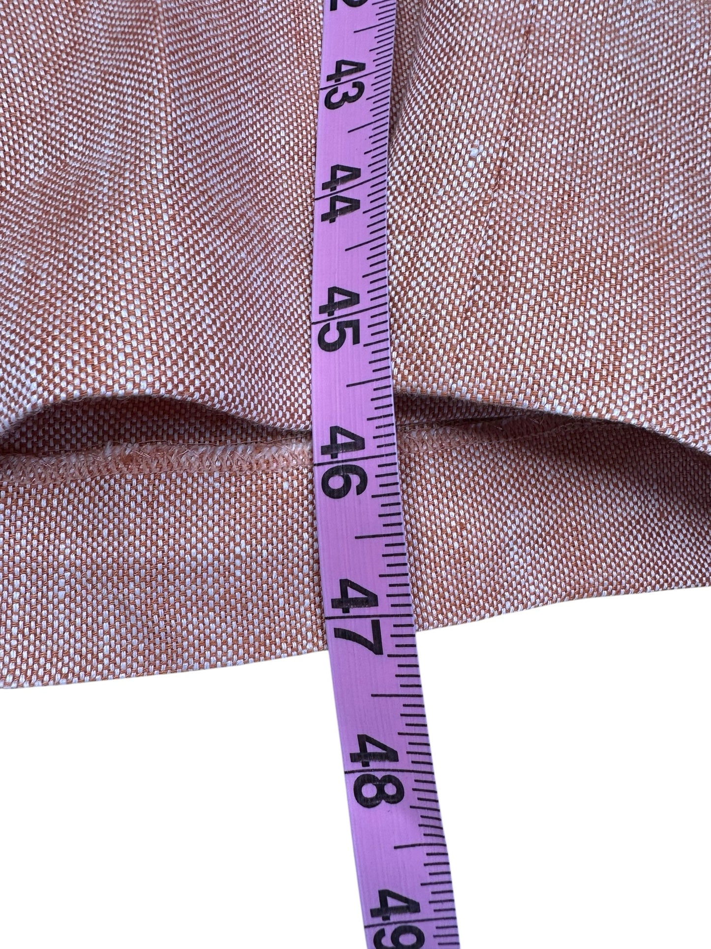 LAFAYETTE 148 NEW YORK Orange Linen 2 PC Blazer Set Size 10