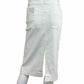 CELINE Vintage White Denim Pencil Skirt Size 38