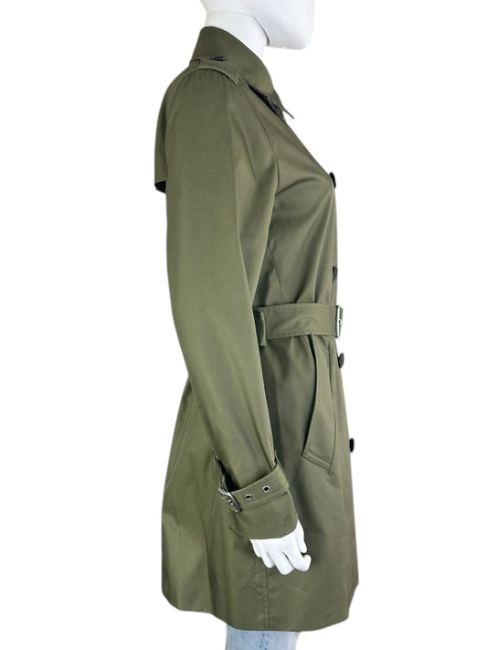 COACH NWT Olive Trench Size M