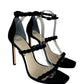 PAIGE Black Suede Scalloped Pumps Size 9