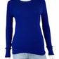 BANANA REPUBLIC 100% Merino Wool Blue Sweater Size S