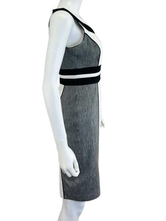 White House Black Market Color Block Workwear Dress Size 2