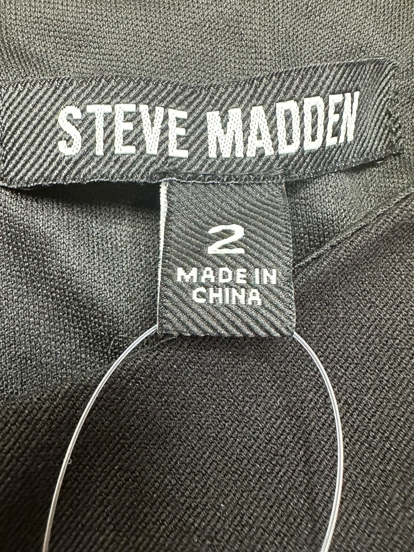 STEVE MADDEN NWT Black Elenora Cocktail Dress Size 2