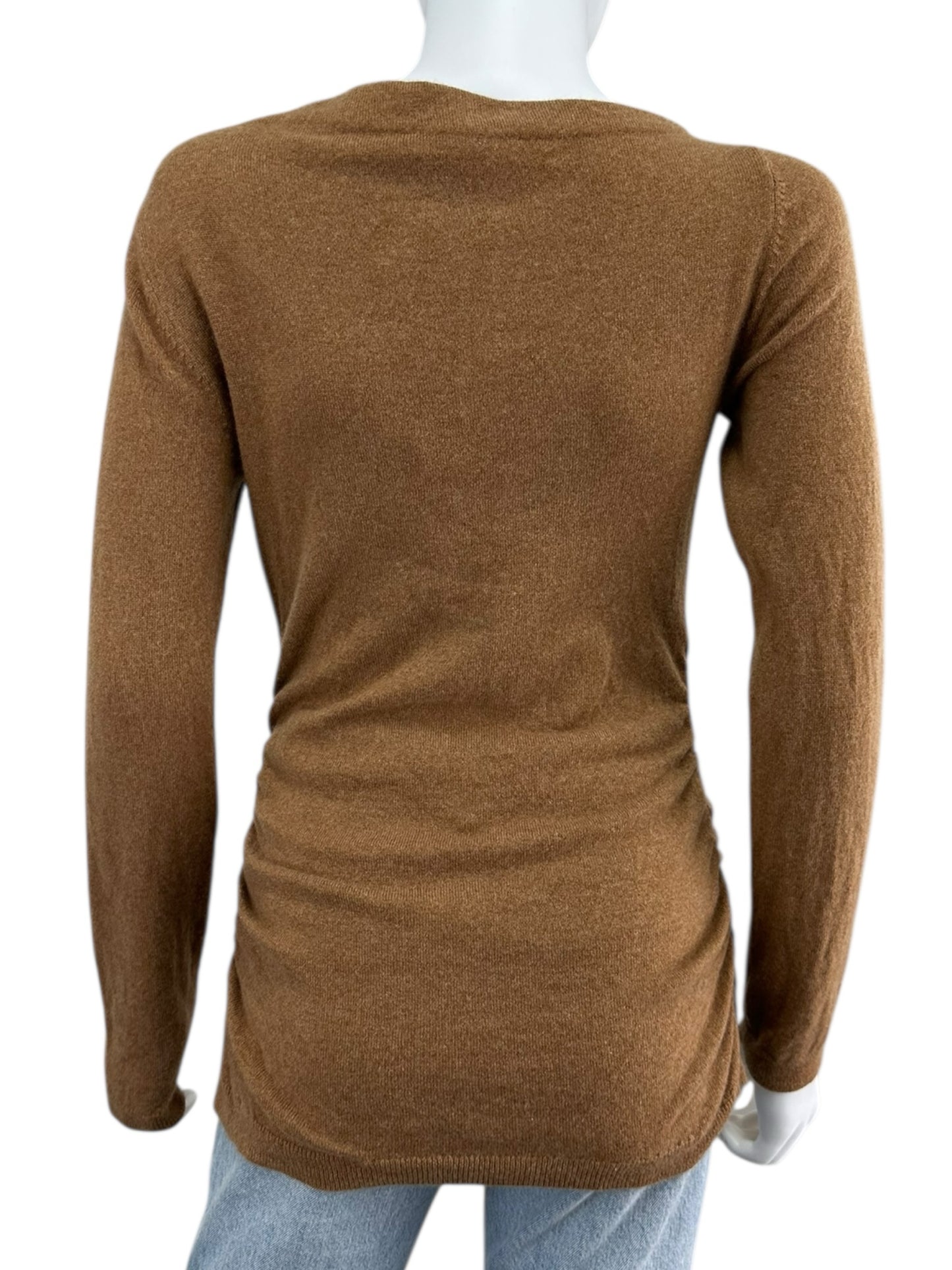 Theory Brown Boatneck Sweater Size S Sweater