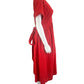 100% Cotton HATCH Red Maxi Dress Size 2
