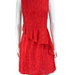 VINCE CAMUTO Red Floral Lace Dress Size 6