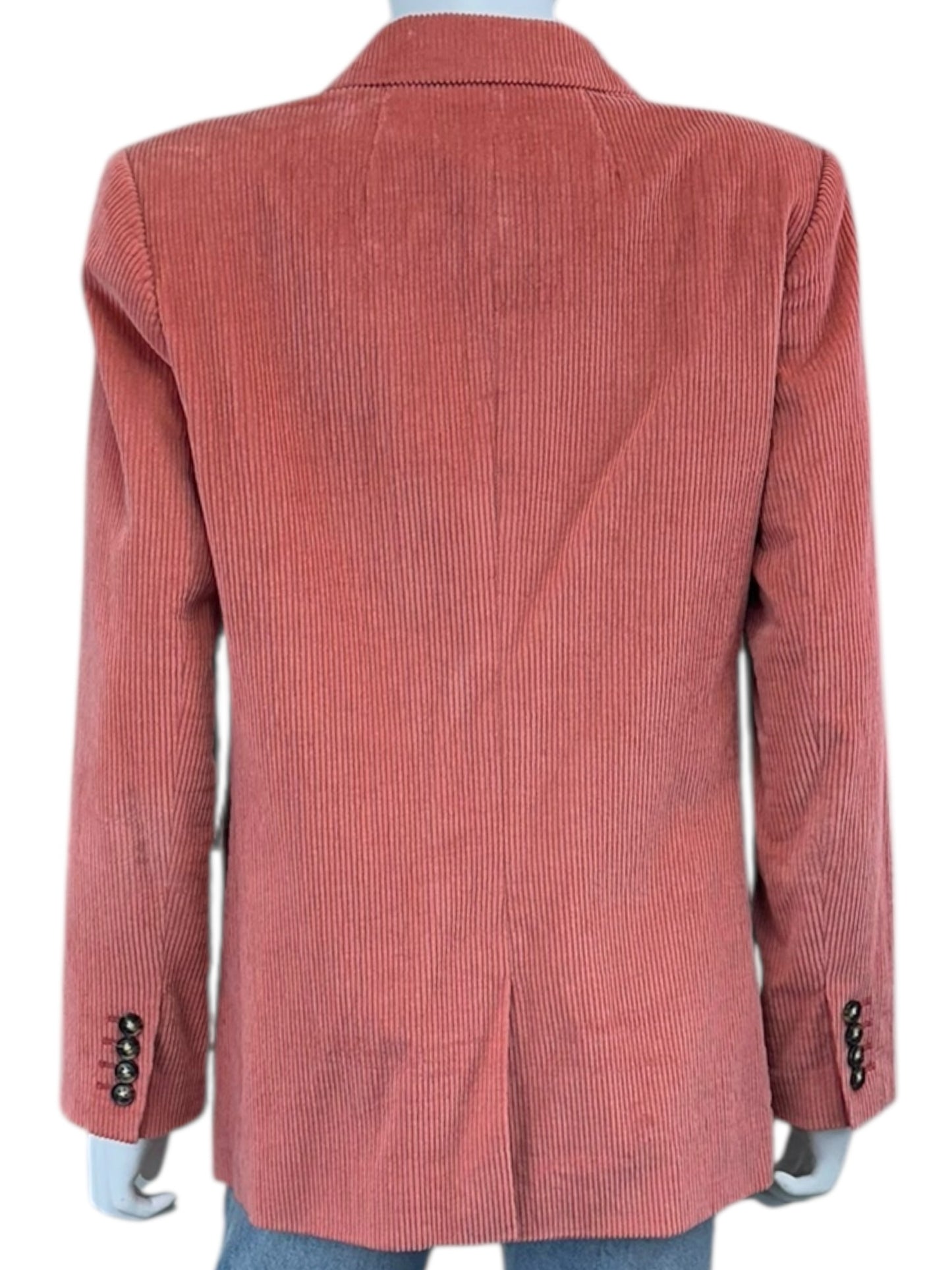 J. Crew Coral NALYA Corduroy Blazer Size 6