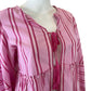 Free People NWT Pink Striped Brunch Babe Top Size S