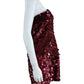 RETROFETE NWT Red Mulberry Sequined Nolia Strapless Formal Dress Size XXL