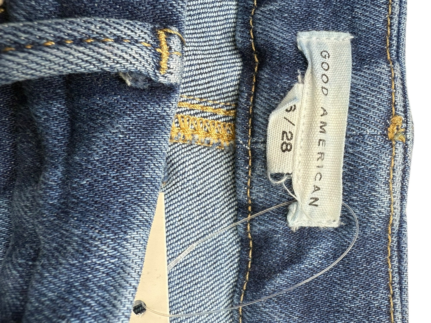 GOOD AMERICAN Blue Straight Leg Jeans Size 6