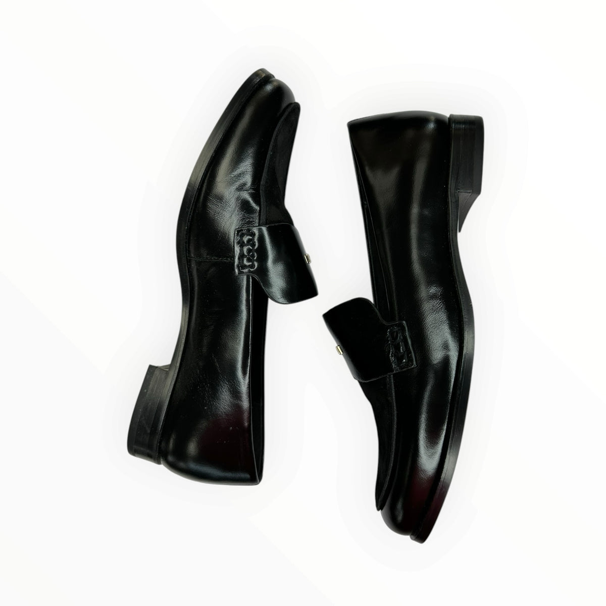 BIRDIES Black Licorice The Starling 20 Leather Loafer Size 8