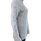 WHITE + WARREN Gray Cashmere Blend Mock Neck Sweater Size L