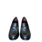 Tory Burch Black Classic Heel Leather Loafers Size 8.5
