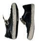 GOLDENGOOSE Black Super-Star Leather Sneakers Size 42