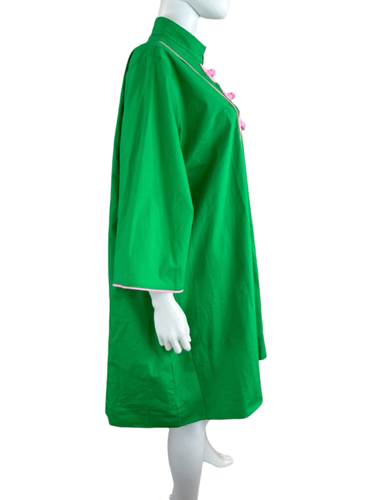 House of MBR NWT Jockey Green Bouvier Shift Dress Size 4