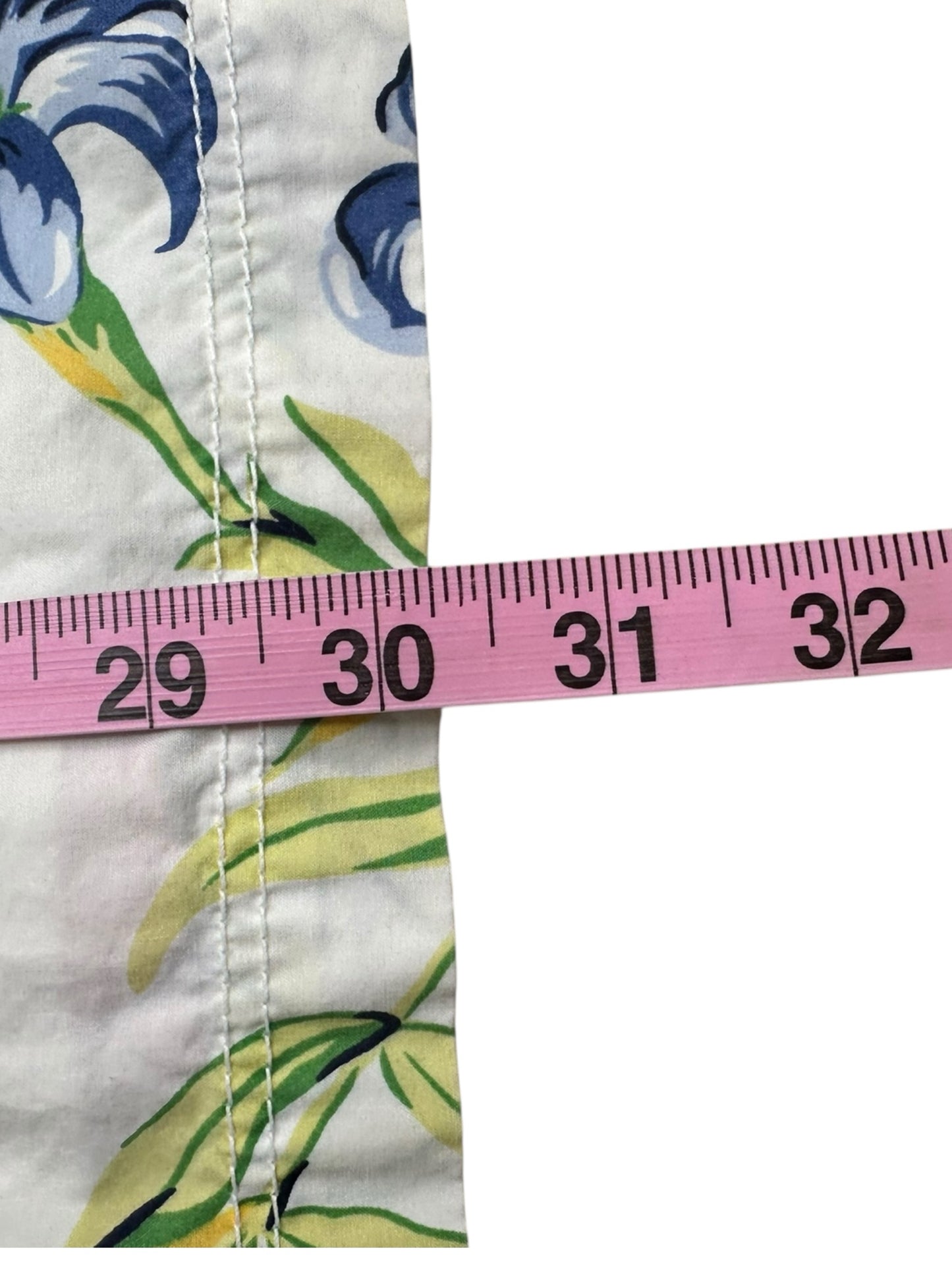 Tommy Hilfiger 100% Cotton Tropical Floral Print Dress Size 14
