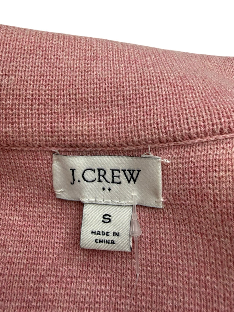 J. Crew Pink 100% Cotton Schoolboy Sweater Blazer Size S