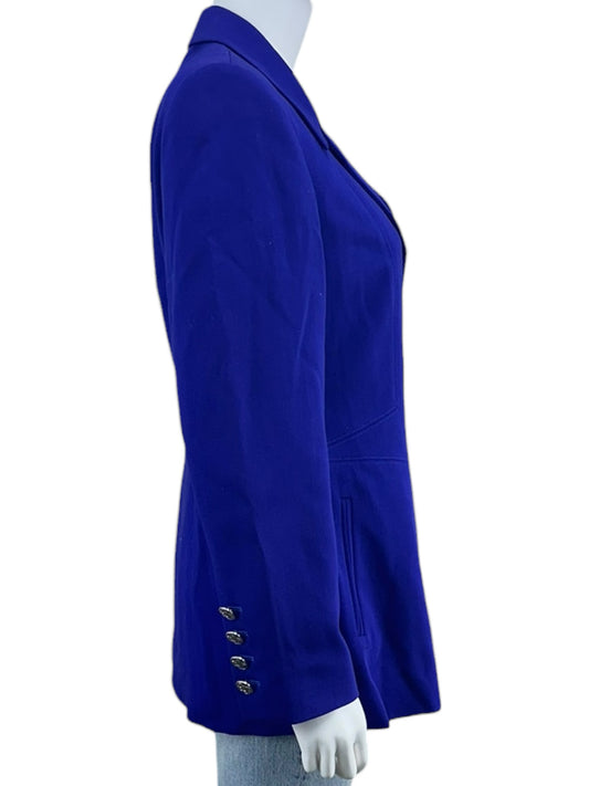 ESCADA Purple Virgin Wool Dress Jacket Size M