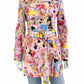 fiorucci Pink Pop Art Coat Size S