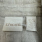 Chico's Tan 100% Linen Dress Size S