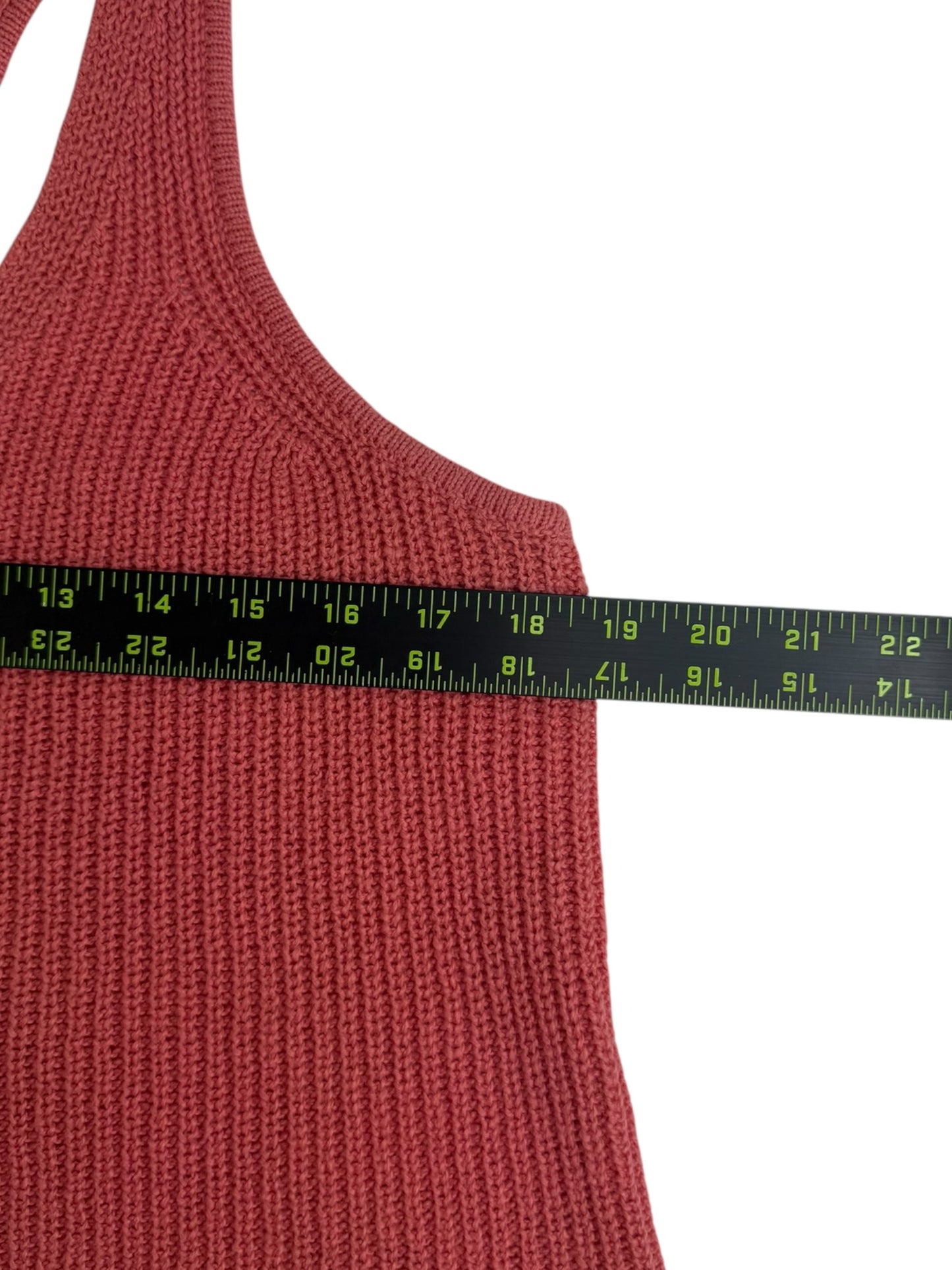 splendid Coral 100% Cotton Sweater Tank Size S