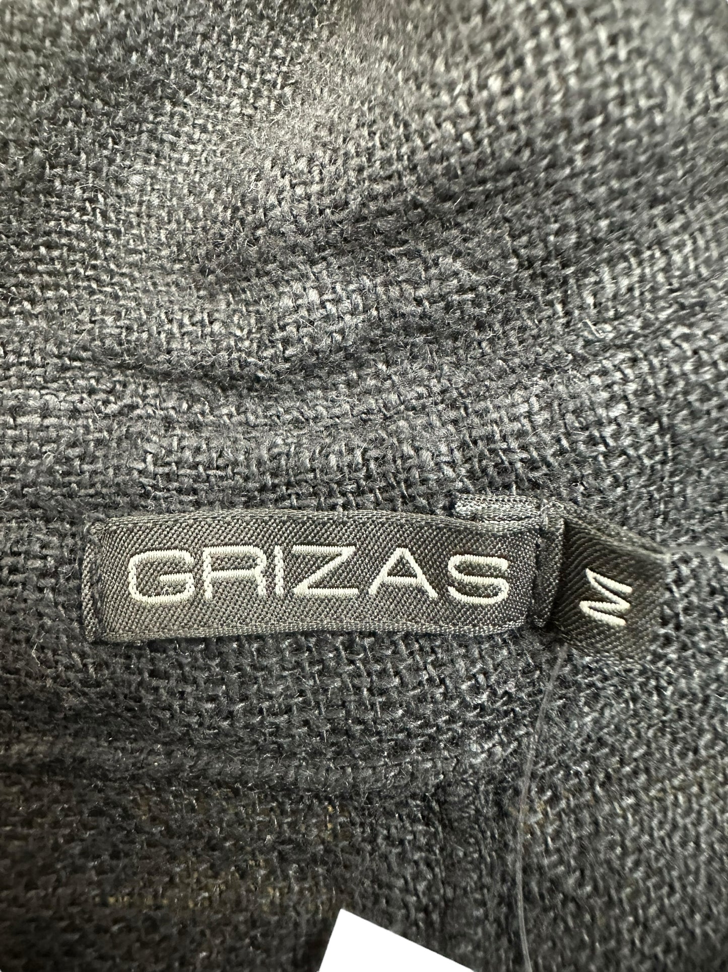 GRIZAS Black 100%  Linen Dress Size M