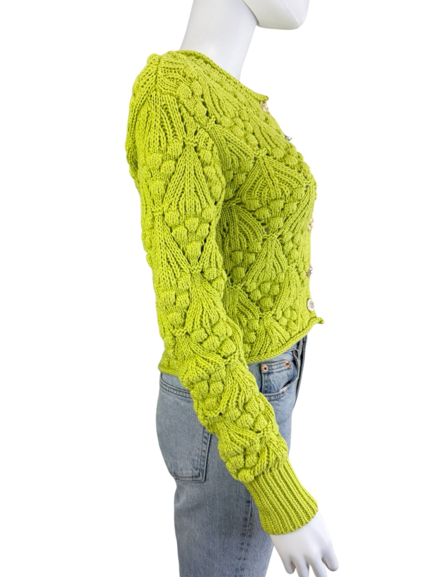 heartloom NWT Green Caspian Cardigan Size XS