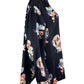 Vince 100% Silk Black Floral Button-Down Size 3X