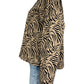 Ann Taylor Tan Zebra print Cardigan Size L