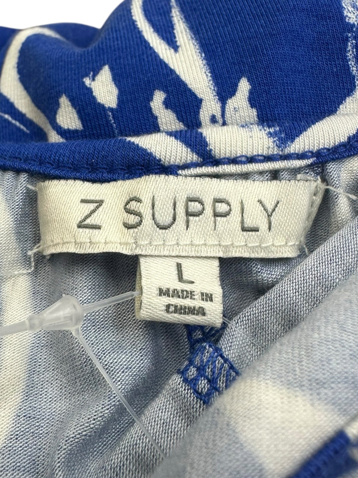 Z SUPPLY NWT Blue Floral Jumpsuit Size L