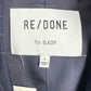 Re/done Navy Blazer Size S