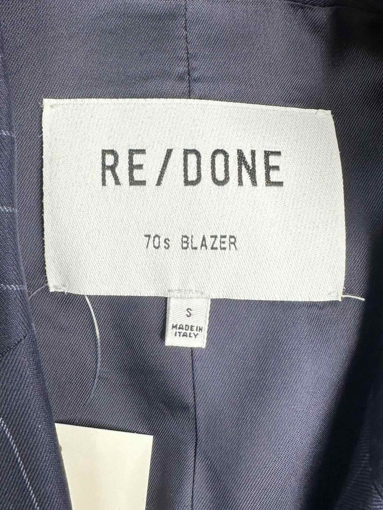 Re/done Navy Blazer Size S