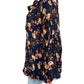 Gemma Navy Floral Blouse Size XS