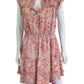 STEVE MADDEN Pink Floral Mini Dress Size L