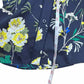 LAUREN Ralph Lauren NWT Blue Floral Print Shirt Dress Size 8