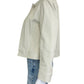 Theory Cream Lamb Leather Jacket Size L