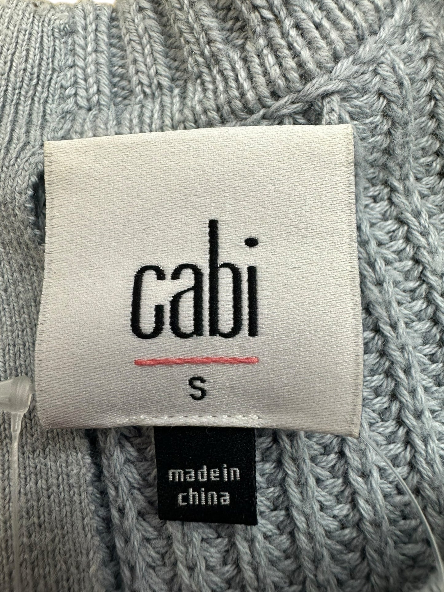 cabi Blue Reversible Fair Play Sweater Size S