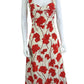 Greylin Red and Cream Casual Dress Size XS
