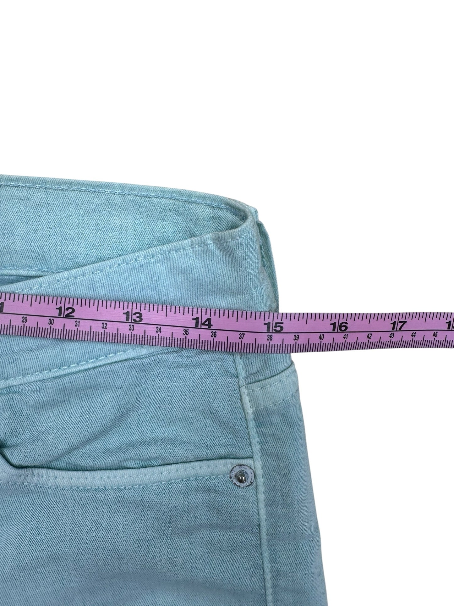 HUDSON Mint Green NICO Super Skinny Jeans Size 28