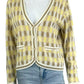 heartloom NWT Argyle Sweater Cardigan Size L
